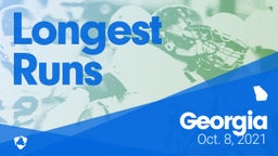 Georgia: Longest Runs from Weekend of Oct 8th, 2021