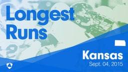 Kansas: Longest Runs from Weekend of Sept 4th, 2015