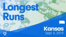 Kansas: Longest Runs from Weekend of Sept 6th, 2019
