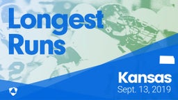 Kansas: Longest Runs from Weekend of Sept 13th, 2019