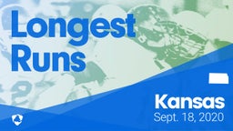 Kansas: Longest Runs from Weekend of Sept 18th, 2020