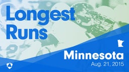 Minnesota: Longest Runs from Weekend of Aug 21st, 2015