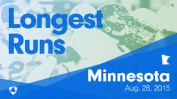 Minnesota: Longest Runs from Weekend of Aug 28th, 2015