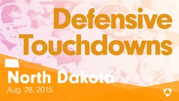 North Dakota: Defensive Touchdowns from Weekend of Aug 28th, 2015