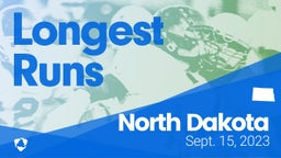 North Dakota: Longest Runs from Weekend of Sept 15th, 2023