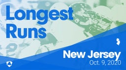 New Jersey: Longest Runs from Weekend of Oct 9th, 2020