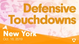 New York: Defensive Touchdowns from Weekend of Oct 18th, 2019