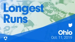 Ohio: Longest Runs from Weekend of Oct 11th, 2019