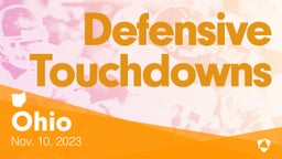 Ohio: Defensive Touchdowns from Weekend of Nov 10th, 2023