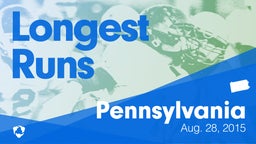 Pennsylvania: Longest Runs from Weekend of Aug 28th, 2015
