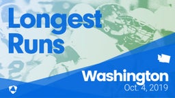 Washington: Longest Runs from Weekend of Oct 4th, 2018