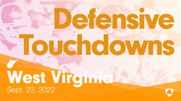 West Virginia: Defensive Touchdowns from Weekend of Sept 23rd, 2022