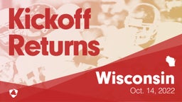 Wisconsin: Kickoff Returns from Weekend of Oct 14th, 2022