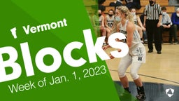 Vermont: Blocks from Week of Jan. 1, 2023