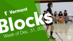 Vermont: Blocks from Week of Dec. 31, 2023
