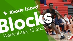 Rhode Island: Blocks from Week of Jan. 15, 2023
