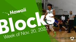 Hawaii: Blocks from Week of Nov. 20, 2022