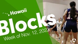 Hawaii: Blocks from Week of Nov. 12, 2023