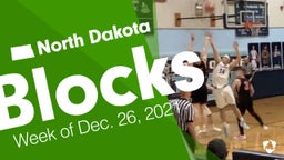 North Dakota: Blocks from Week of Dec. 26, 2021