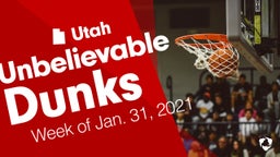 Utah: Unbelievable Dunks from Week of Jan. 31, 2021