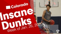 Colorado: Insane Dunks from Week of Jan. 26, 2020