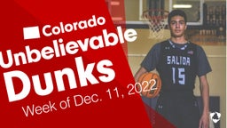 Colorado: Unbelievable Dunks from Week of Dec. 11, 2022