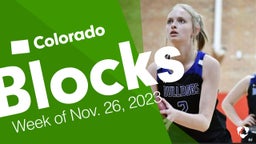 Colorado: Blocks from Week of Nov. 26, 2023