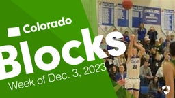 Colorado: Blocks from Week of Dec. 3, 2023
