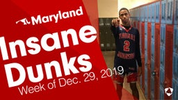 Maryland: Insane Dunks from Week of Dec. 29, 2019