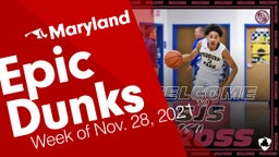 Maryland: Epic Dunks from Week of Nov. 28, 2021