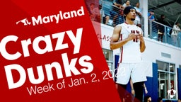 Maryland: Crazy Dunks from Week of Jan. 2, 2022