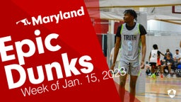 Maryland: Epic Dunks from Week of Jan. 15, 2023
