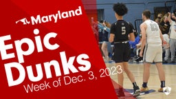 Maryland: Epic Dunks from Week of Dec. 3, 2023