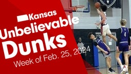 Kansas: Unbelievable Dunks from Week of Feb. 25, 2024