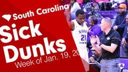 South Carolina: Sick Dunks from Week of Jan. 19, 2020