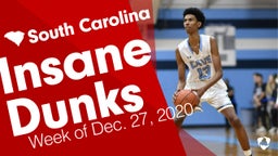 South Carolina: Insane Dunks from Week of Dec. 27, 2020