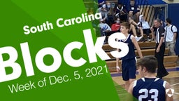 South Carolina: Blocks from Week of Dec. 5, 2021