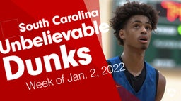 South Carolina: Unbelievable Dunks from Week of Jan. 2, 2022