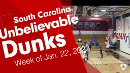 South Carolina: Unbelievable Dunks from Week of Jan. 22, 2023