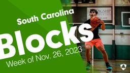 South Carolina: Blocks from Week of Nov. 26, 2023