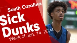 South Carolina: Sick Dunks from Week of Jan. 14, 2024