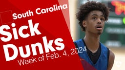 South Carolina: Sick Dunks from Week of Feb. 4, 2024