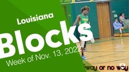 Louisiana: Blocks from Week of Nov. 13, 2022