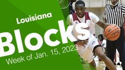 Louisiana: Blocks from Week of Jan. 15, 2023