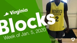 Virginia: Blocks from Week of Jan. 5, 2020