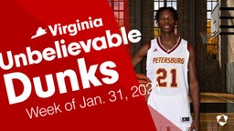 Virginia: Unbelievable Dunks from Week of Jan. 31, 2021