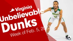 Virginia: Unbelievable Dunks from Week of Feb. 5, 2023