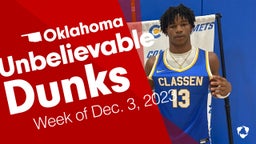 Oklahoma: Unbelievable Dunks from Week of Dec. 3, 2023
