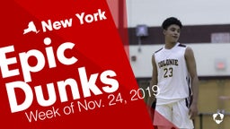 New York: Epic Dunks from Week of Nov. 24, 2019