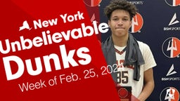 New York: Unbelievable Dunks from Week of Feb. 25, 2024